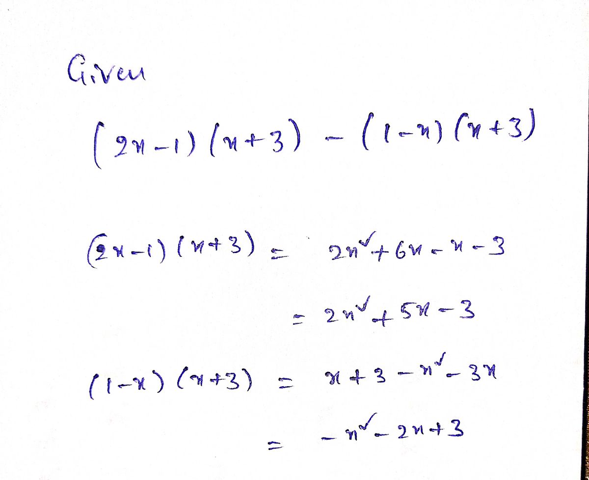 Algebra homework question answer, step 1, image 1